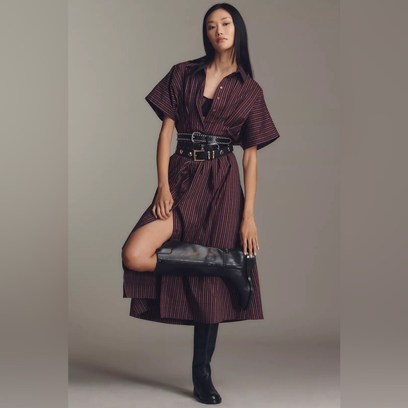 Anthropologie Dresses & Skirts - Anthropologie The Tobie Shirt Dress by Exquise